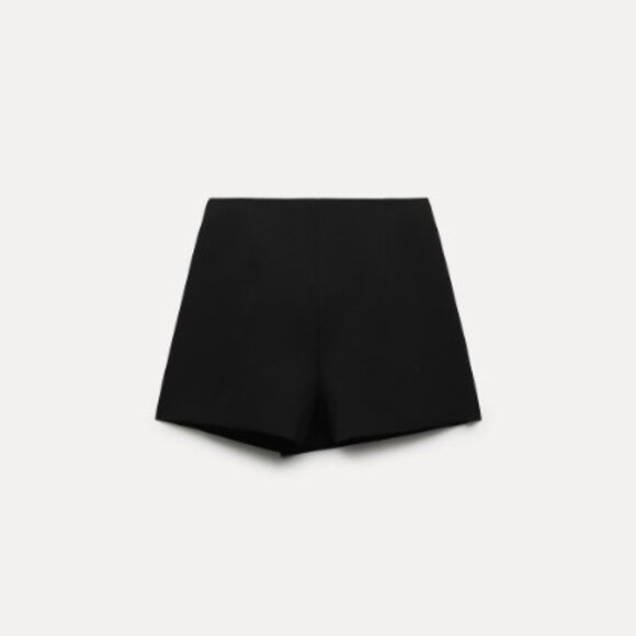 Zara - Wrap Front Skort Black - XS - Picture 7 of 11